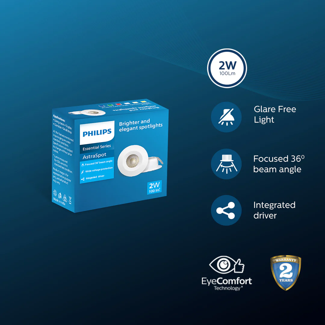 Philips 2W Astra Spot Light - Image 2