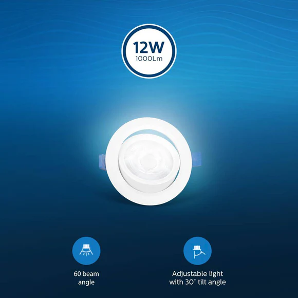 Philips Bright Spot Adjustable Tilt LED Spot Light - Image 2